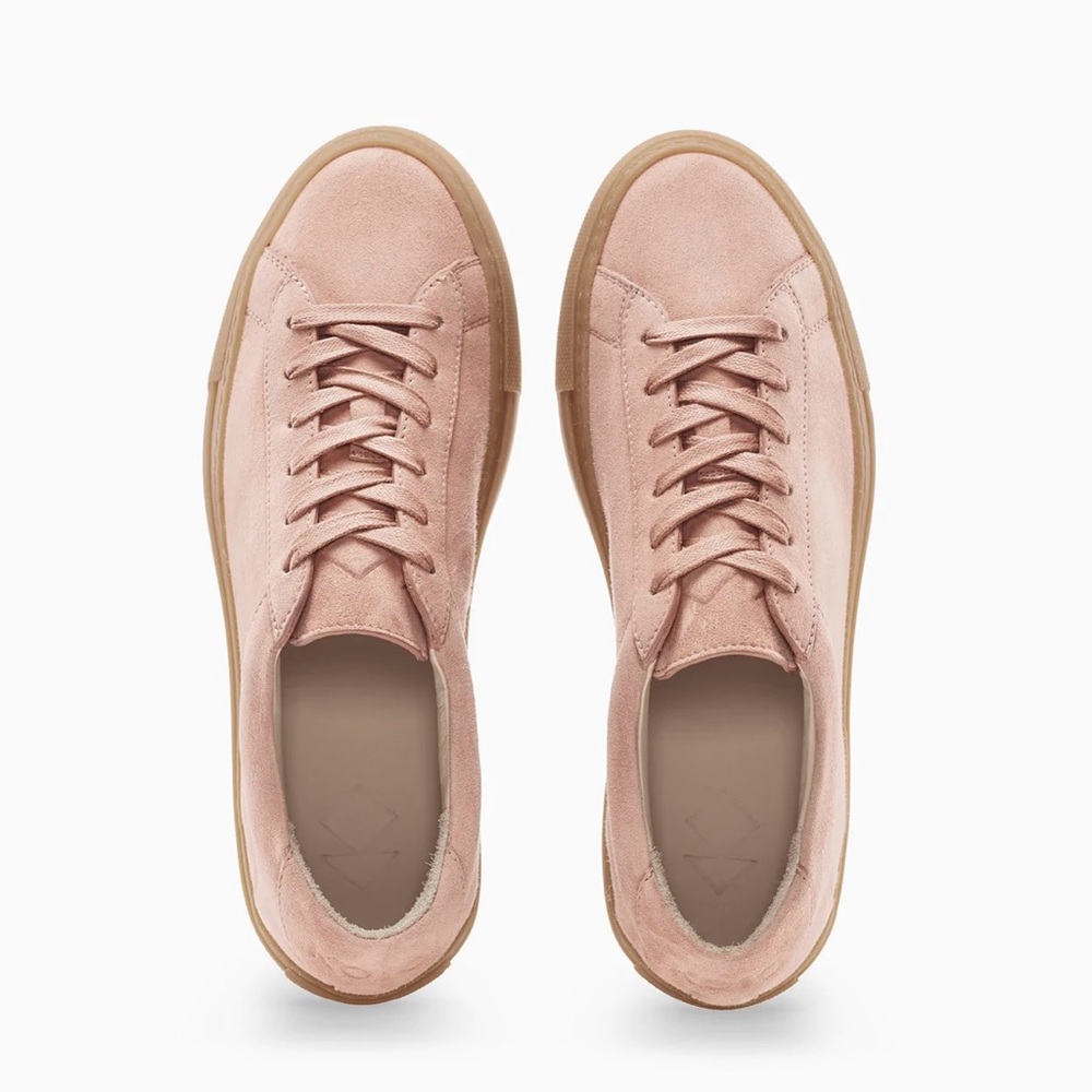 KOIO Capri Rose Cloud Suede Sneakers – Size 38 / 8 US | NIB | Made in Italy